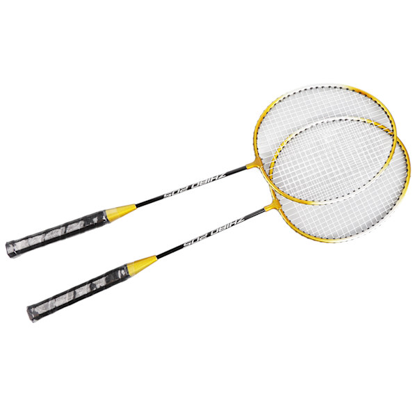 205 Badmintonracket Split Iron Alloy Badmintonracket Set för Amatör Grundläggande Träning Utomhus Bakgårdar Lekplats Gym