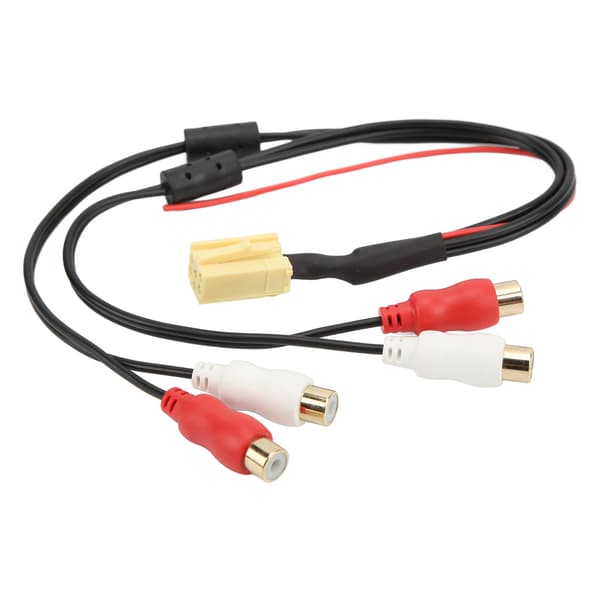 4RCA-kabel MINI ISO 6-pins lydlinje Bluetooth-erstatning for Peugeot for Grundig