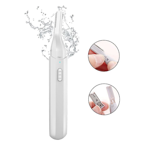 Satincompact Precision Trimmer: Omedelbar Håravlägsning för Ansikte, Ögonbryn och Kropp