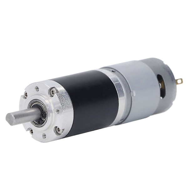 Borstad DC-motor Helt i Metall Ren Koppartråd Rotor Snabb Värmeavledning Liten DC-reduktionsmotor kompatibel med Maskineri 2386RPM