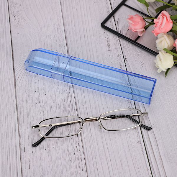 Bærbare lesebriller Visual Fatigue Relief High Definition presbyopiske briller med etui (+2,00 )