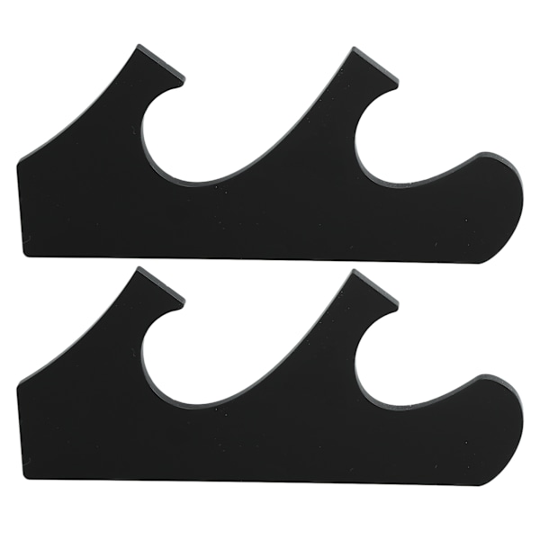 1 Pari/setti Multistrato Vintage Porta Spade Rack Resistenza Alla Rottura Supporto Per Spade In Acrilico Nero