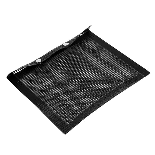 Non-stick BBQ bagepose varmebestandig mesh grillpose udendørs panikværktøj (L)