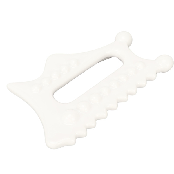Ansiktsbehandling Gua Sha Tool Män Kvinnor Keramik Lymfdränage Triggerpunkt Skrapande Massage Verktyg för Armar Ben