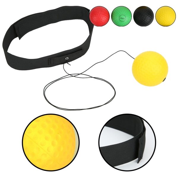 4 Baller Boksing Treningsball HeadMounted Justerbar Pu Foam Sports Treningsutstyr