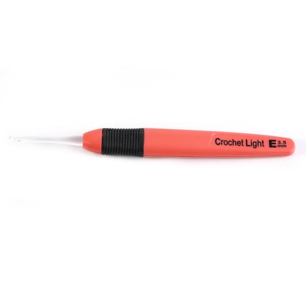 1 stk LED lysende heklenål strikkepinner veve syverktøy tilbehør (3.5mm)