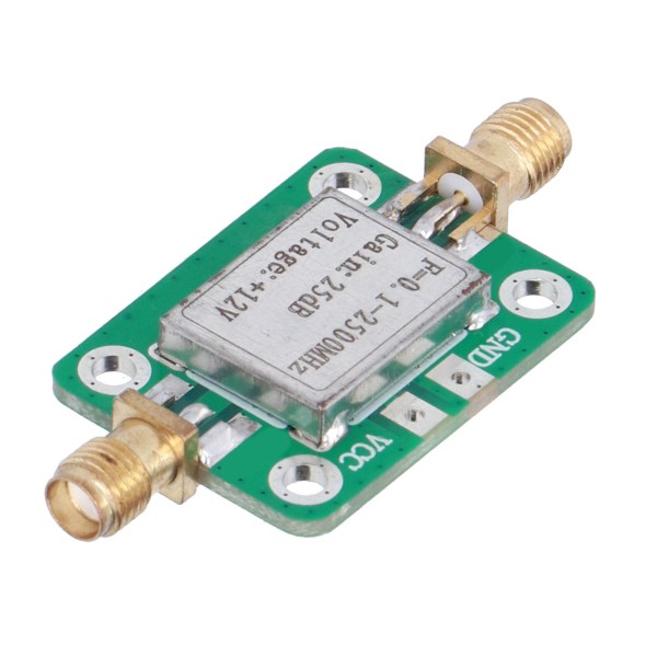 RF WideBand forstærker 0,12500MHz 12V 45mA 25dB High Gain Low Noise SMAK hun LNA forstærker
