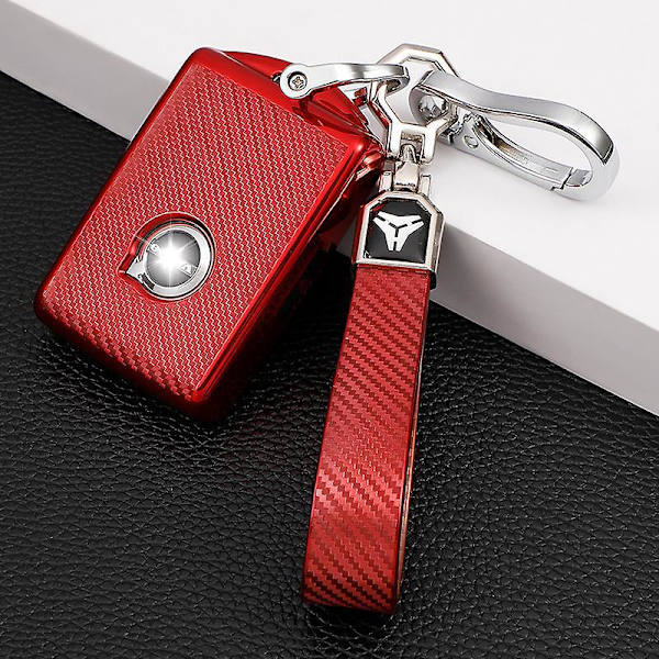 TPU cover för Volvo XC40 XC60 XC90 XC70 S60 S80 S90 C30 V70 V90 T5 T6 T8 2017-2020 - Nyckelskydd med nyckelbricka