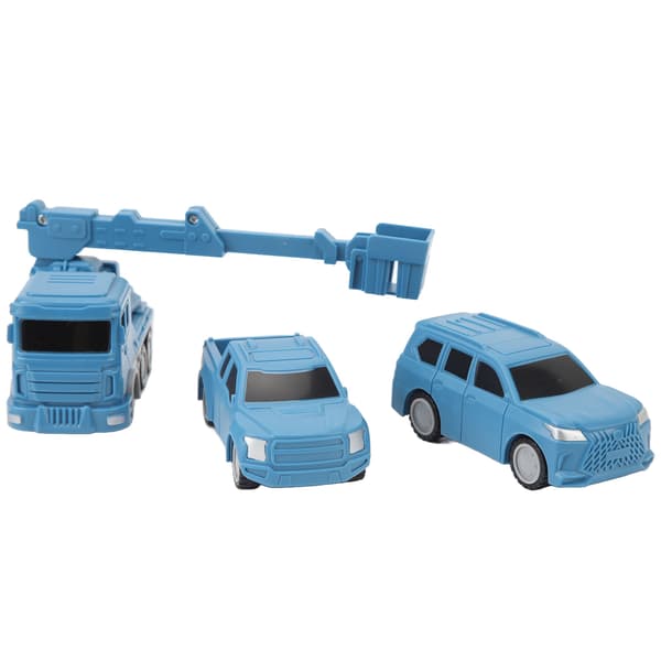 Transformer Robot Leksak Transform Robot Monterade Fordon Barn DIY Magnetisk Montering Byggbil Modell Leksak Typ B