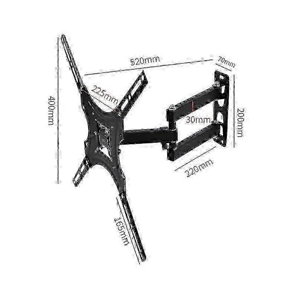 Tv Stand Tv Væg Fast Holder Tv Vægbeslag Roterende Tv Beslag Tv Vægreol Tv Holder Beslag Led Tv Holder Jern Monitor Til At Roterende Svinge