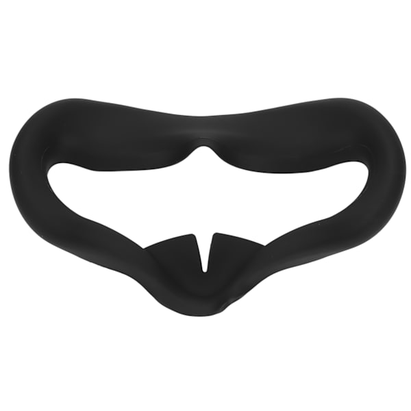 VR Silikonemaske Ansigtsdæksel Svedtæt vaskbar, lystæt standard øjenpude til Oculus Quest 2 VR GamingBlack
