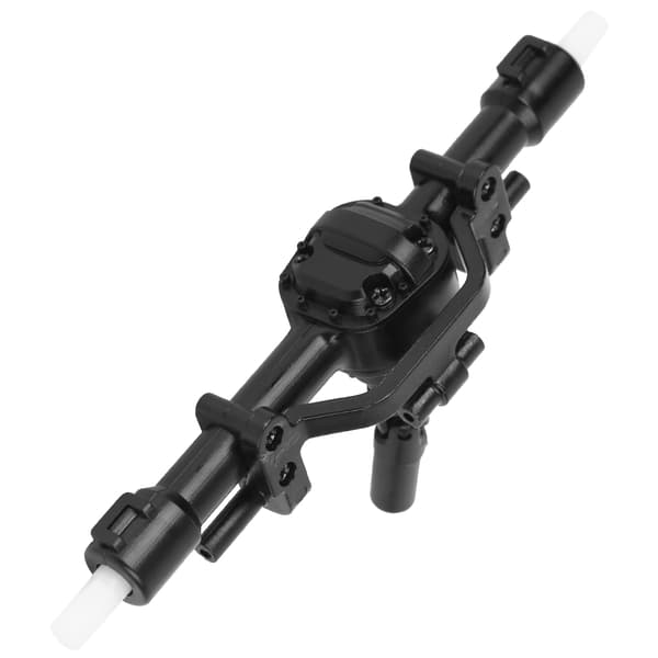 Plast svart RC bil bakaksel for WPL/MN Series 1/16 militær lastebilmodell tilbehør