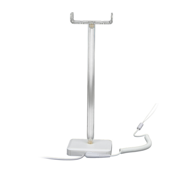 Anti-tyverisikkerhed Bluetooth Headset Display Stand med opladning 100dB Alarm til Shop Mall