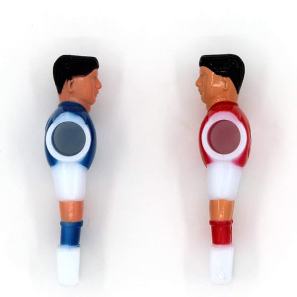 4 st Plast Bordsfotbollsspelare Fotbollsspel Mini Humanoid Docka