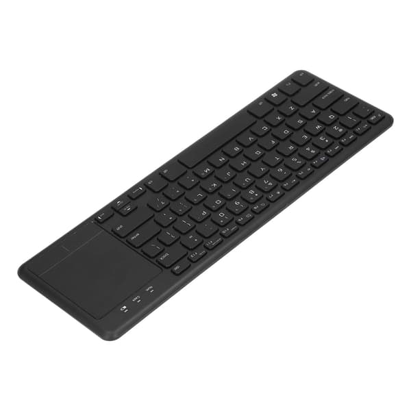 Trådløst tastatur 2.4G bærbart tastatur med touchpad til Windows, Android, OS X, PC, bærbar computer, tablets