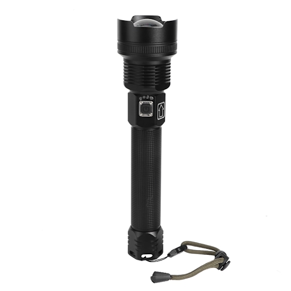 XHP70 Superljus Stark Teleskopisk Zoom Vattentät Bärbar Ficklampa USB-laddning