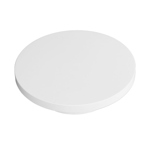 Vit automatisk 360° roterande displayplatta 3KG lastbärande elektrisk displayplatta stativ för butik diameter 20cm/8in