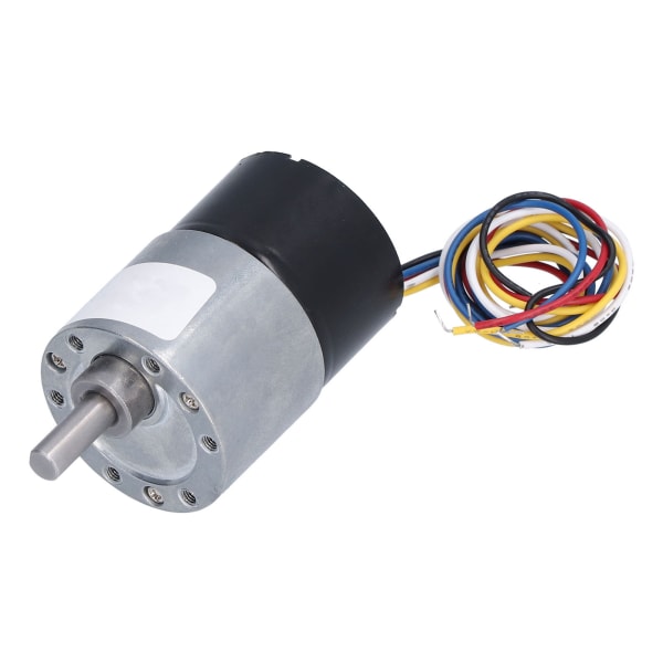 JGB37‑3525 DC 24V Motor High Torsion Speed Reduction Low Noise Reversible Brushless Geared Motor107RPM