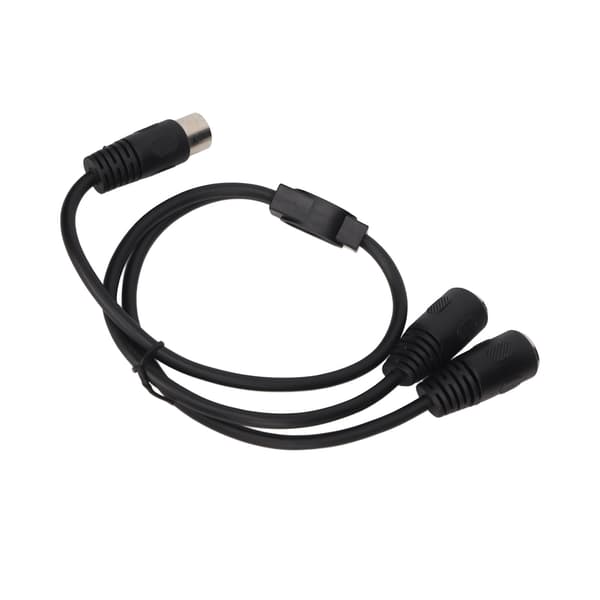 DIN 4PIN til 2DIN 4PIN Adapterkabel Professionel Han til Hun 4 Pin Mini DIN Y Splitterkabel 0,5 m