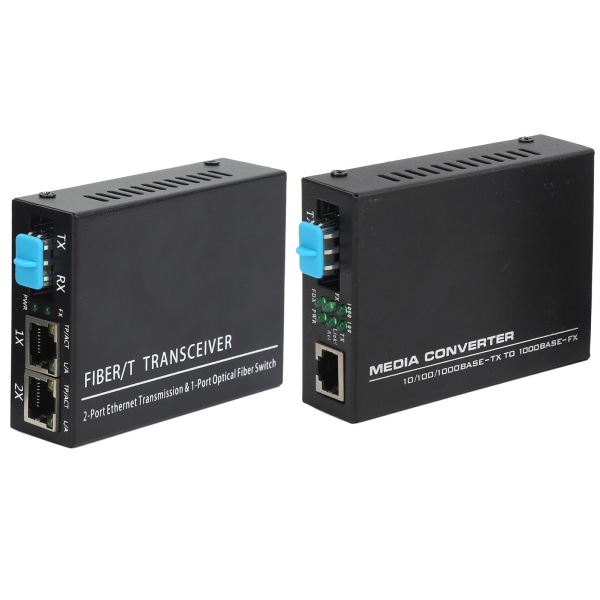 Ethernet-mediekonverter Optisk fibertransceiver XXSSFP1F1G/XXSSFP1F2G SC 3KM DC5V/DC(5V/12V)