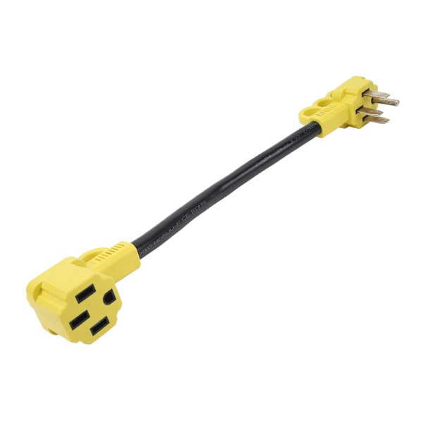 50A RV-lader strømledningadapter 14‑50P hann til 14‑50P hunn fleksibel ledningspluggkontakt for yacht campingvogn