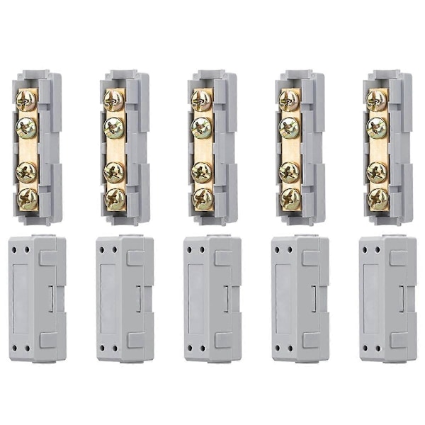10 st 6 AWG Kabelkontaktmutter-kit, 80A Snabbkopplingsplint