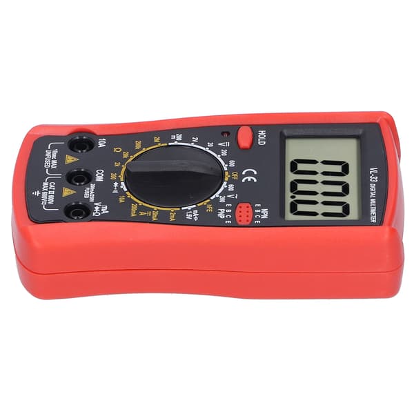 Elektronisk multimeter LCD digital multimeter spänningsresistans ström elektrisk testmätare
