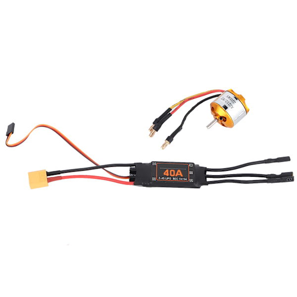 2212 KV2200 Motor 40A børsteløs ESC XT60 RC Motor ESC Sæt til Drone Helikopter FPV