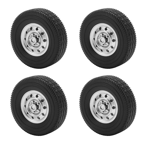 RC-auton kumirenkaat muovinapa RC-vanne ja renkaat WPL D12mini -päivitysosaan