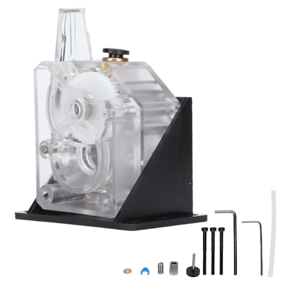 Extruder Upgrade Rugged Durable Unique Dual Gear for 3D Printer Parts ReplacementTransparent