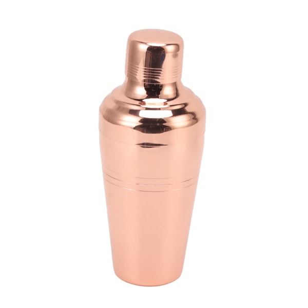 Cocktail Shaker Diskmaskin Säker Rostfri 304 Rostfritt Stål Bartender Drink Mixer för Bar 510mL Roséguld