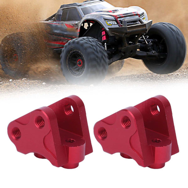 2 stk. Forreste Bageste Nedre Støddæmperforbindelse Link Mount Passer til SCX10-II AXIAL RC Bil Rød