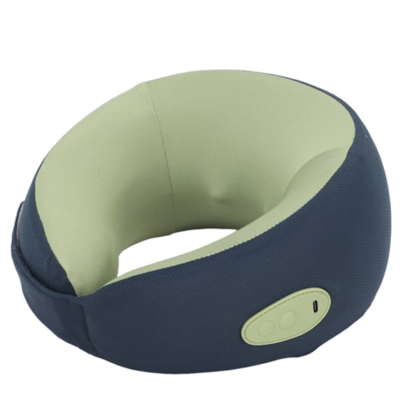 Sladdlös nackmassager med hög elasticitet minnesskum bärbar Shiatsu nackmassager med värmefunktion blå