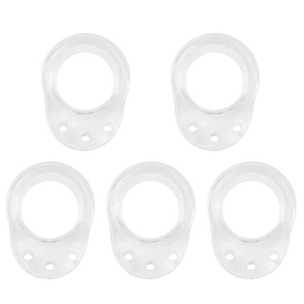 5-pack Dörrhandtagsförlängning, Mjuk Gummibelagd Dörrknoppsförlängning, Konverterar Knoppdörrar till Handtag för Enkel Åtkomst för Äldre, Funktionshindrade, C