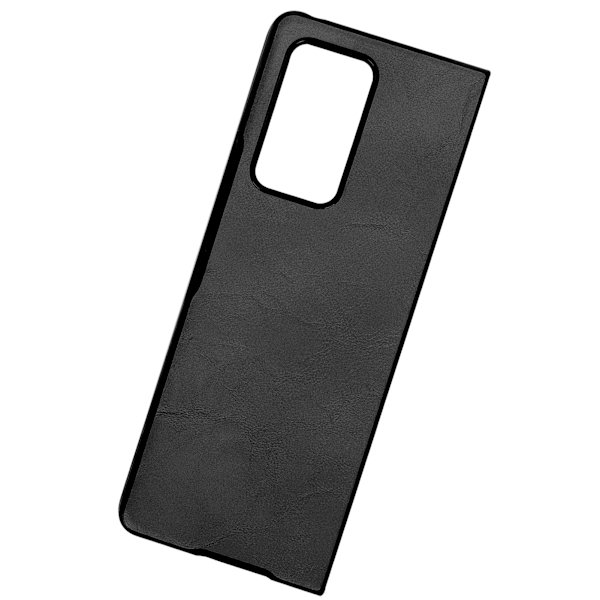 Læderetui til Samsung Galaxy Z Fold 2 Mobiltelefon Anti-fald Beskyttende Etui Sort