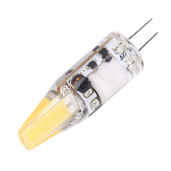 G4 COB lyspære 3W 400LM 2-pins pære for lysekrone Taklampe Bordlampe AC/DC 12V Naturlig lys 4000-4500K
