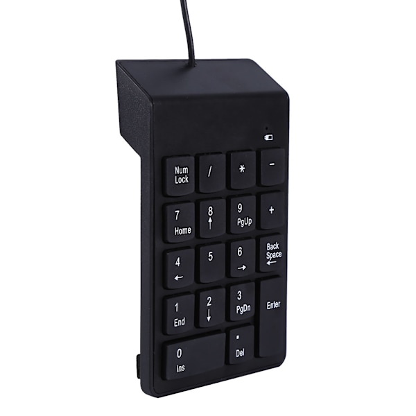 USB numerisk tastatur Mini numerisk tastatur numerisk 18 taster tastatur for bærbar PC stasjonær PC Pro