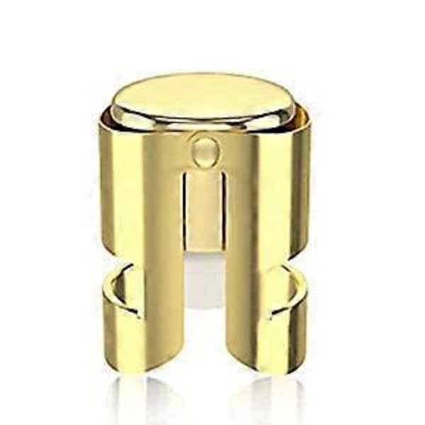 Guld Champagne Prop, Guldfarve Designet i Frankrig, Forsegler til Flasker med Cava, Prosecco, Mousserende Vin, Guldbelagt, Ingen Skarpe Kanter, Simpelt Design