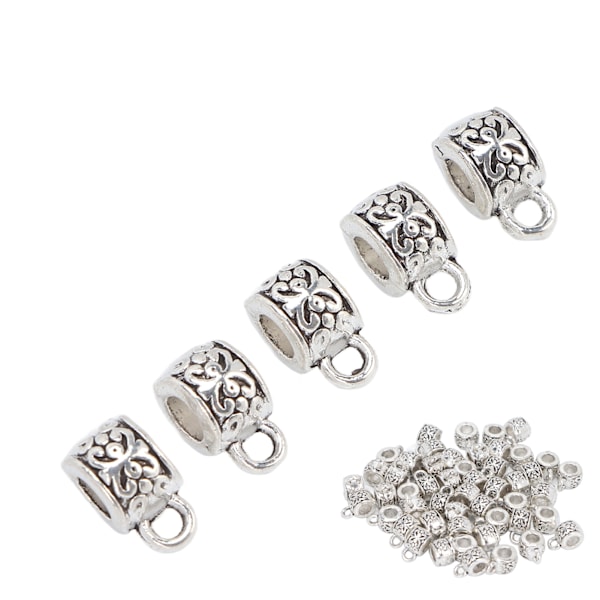 50 st skäggpärlor i legering, dreadlockspärlor, gör-det-själv-tillbehör för flätor, armband och halsband