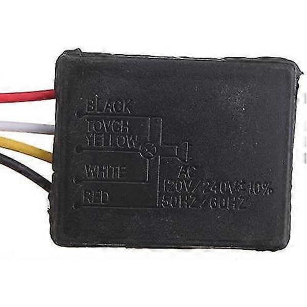 AC 220V 3-vägs Touch Kontroll Sensor Dimmer Strömbrytare Skrivbordslampa Ljusdelar