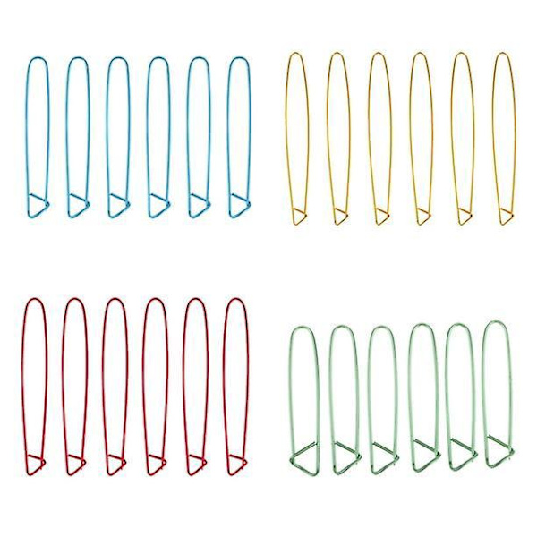 Sticknåls Säkerhetsnålar - Set med 25 stycken för Legering Sticknålar - 15cm Längd