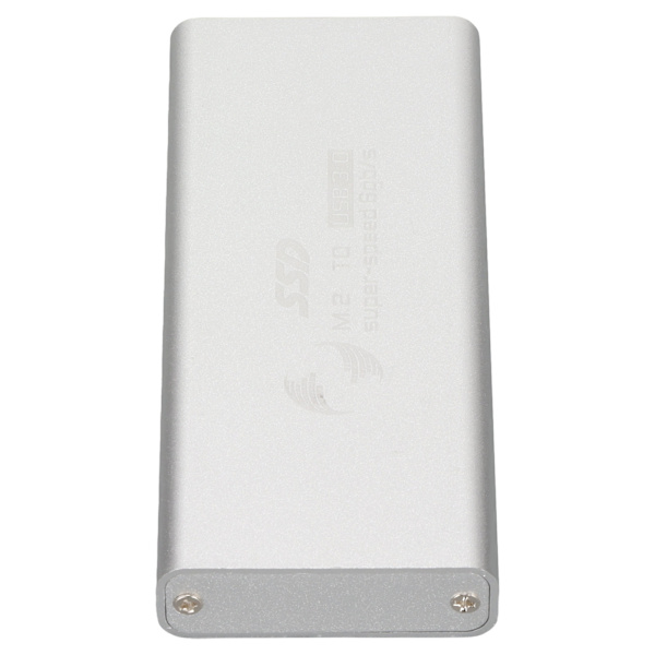 MSATA til USB 3.0 SSD-kabinetadapter 6 Gbps overførselshastighed God varmeafledning SSD-kabinet Conveter-etui til pc