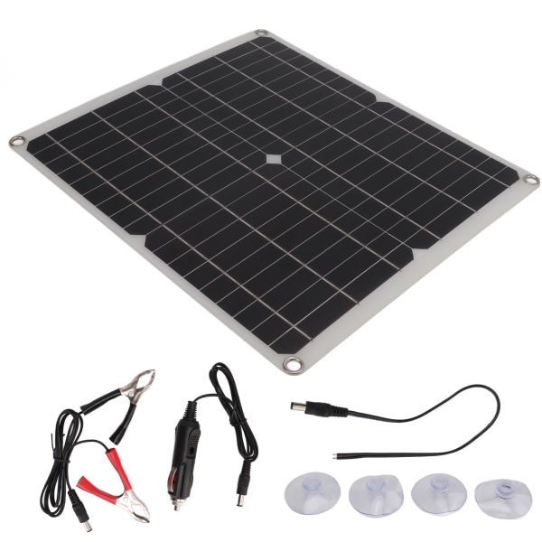 Utomhus bärbar solpanel 25W hopfällbar USB monokristallin solpanel kit för mobiltelefon bärbara datorer