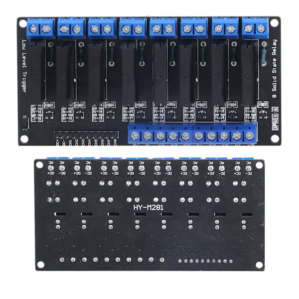 HYM281 8-kanals solid state relæmodul lavniveau driver relæmodul med sikring