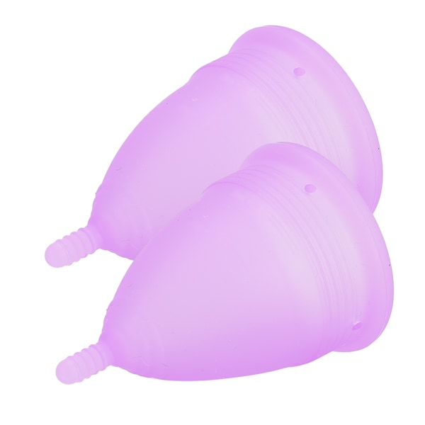 Menstruasjons originale autentiske kopper Sett Gjenbrukbar silikon menstruasjonskopp med pose BoxL