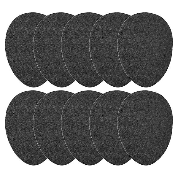 10 st Anti Slip Gummiklackar Självhäftande Högklackade Skosulor Sålsskydd Klistermärke
