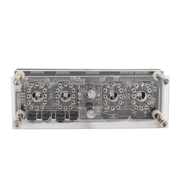 IN‑12 LED-rörklocka 4‑bitars sjufärgad RGB LED digital Nixie-klocka IN‑12B