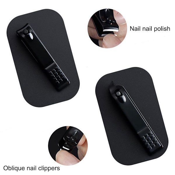 Nagelklippare set 10 i 1 bärbar set i rostfritt stål med case för hemresesalong