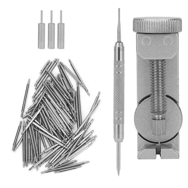 Klokkereim Link Pin Remover Klokkebånd Spring Bar Set Reparasjonsutstyr