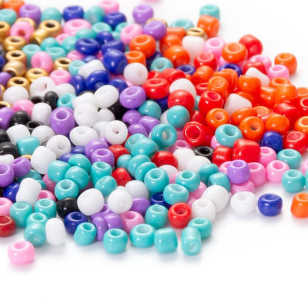24 rutnät 1000 st glaspärlor set med elastisk tråd sax polerad DIY handcraft pärlor kit för smycken